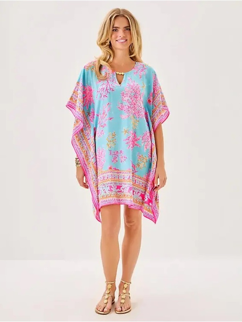 Lilly Pulitzer Lindamarie Silk Caftan
